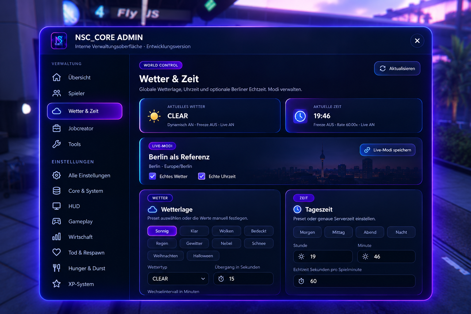 NSC Core Wetterverwaltung